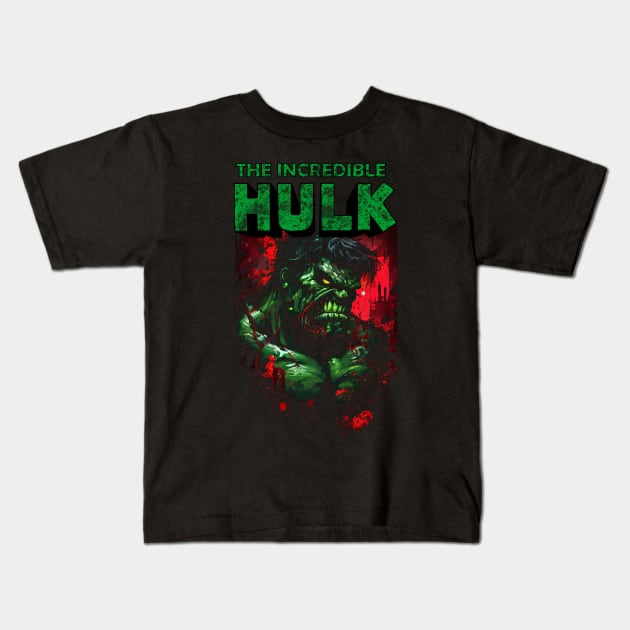 Hulk Smash !!! Kids T-Shirt by gblackid